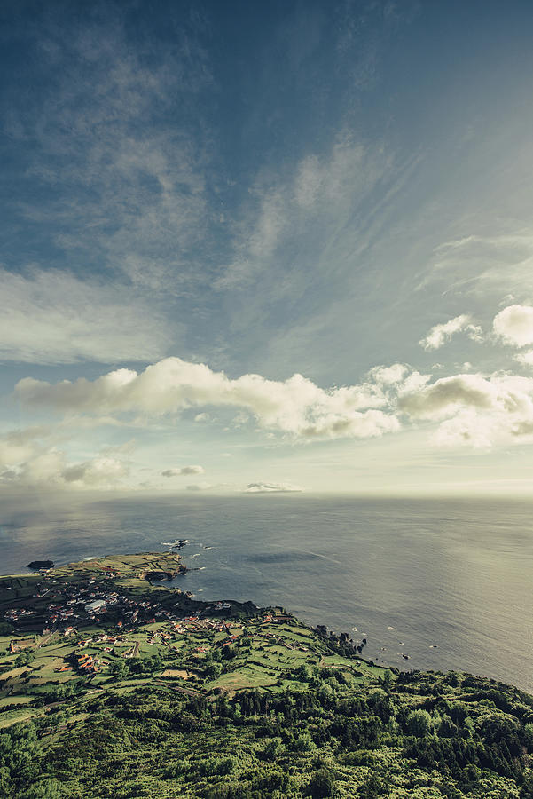Bay On The Island Of Flores, Azores, Portugal, Atlantic, Atlantic Ocean, Europe, #3 Photograph by Christian Frumolt