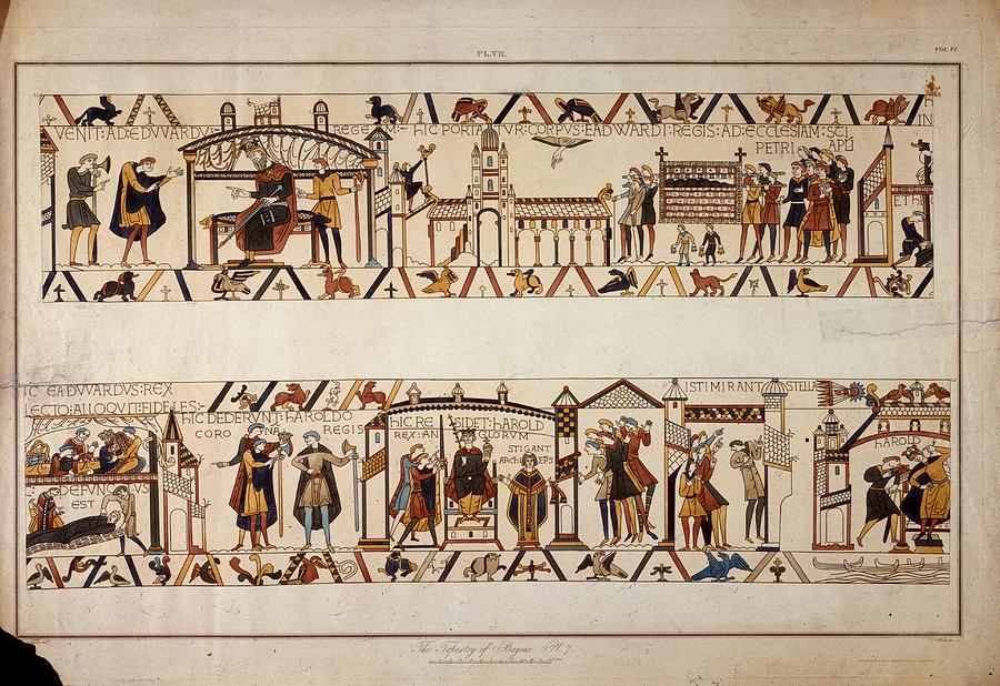 Bayeux Tapestry #3 Photograph by Hulton Archive