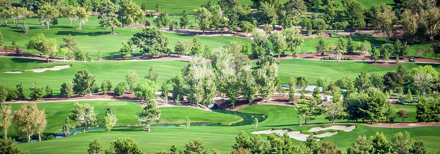 Beautiful Aerial Of A Golf Resort In Las Vegas Nevada #3 Photograph by Alex Grichenko