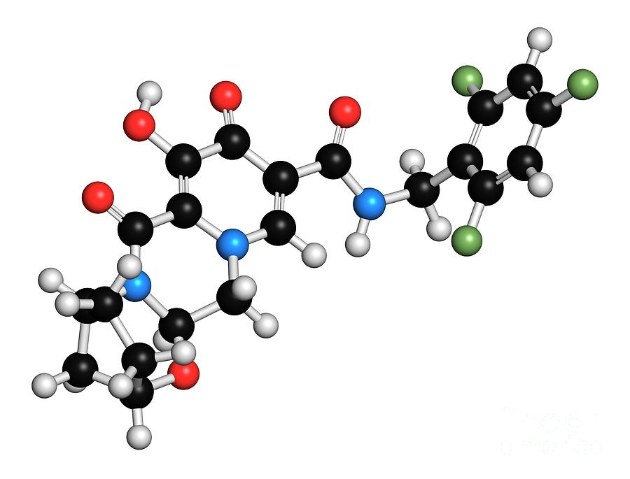 Bictegravir Antiviral Drug Molecule #3 by Molekuul/science Photo Library