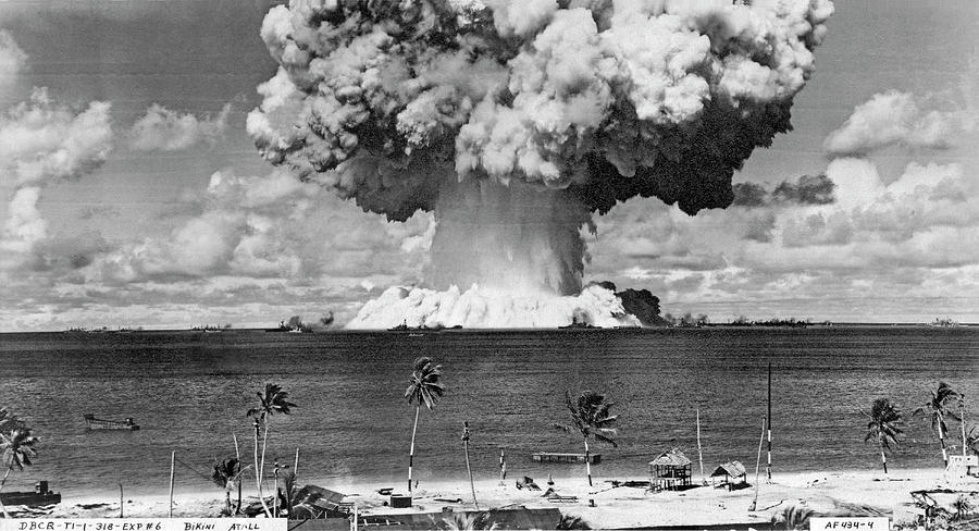 Bikini Atoll Atomic Bomb #3 Photograph by Underwood Archives