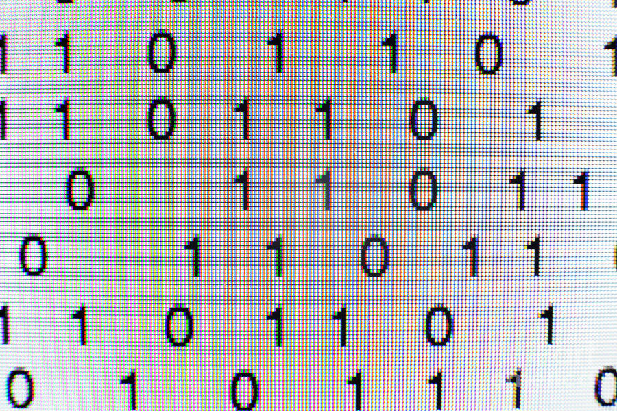 Binary Code #3 by Science Photo Library