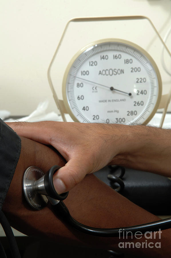 Blood Pressure Measurement Photograph By Medicimage / Science Photo Library - Fine Art America