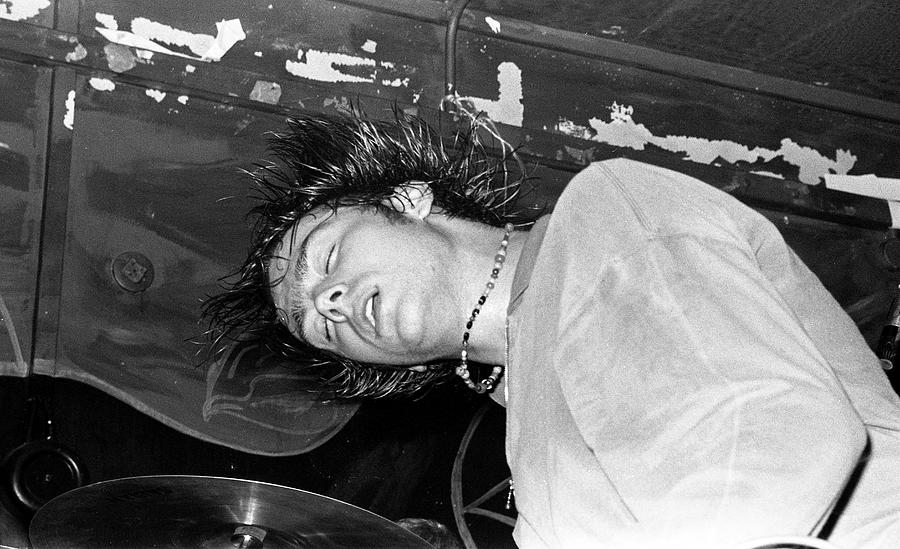 Blur Live 1990 Damon Albarn Photograph by Martyn Goodacre - Fine Art ...