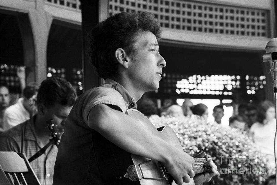 Bob Dylan At Newport #3 Photograph by The Estate Of David Gahr