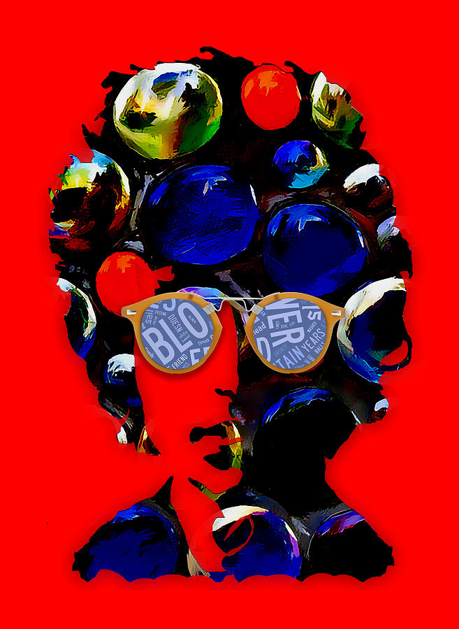 Bob Dylan Blowin In The Wind #3 Mixed Media by Marvin Blaine
