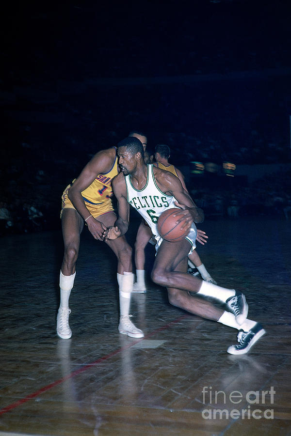 Boston Celtics - Bill Russell #3 Photograph by Dick Raphael