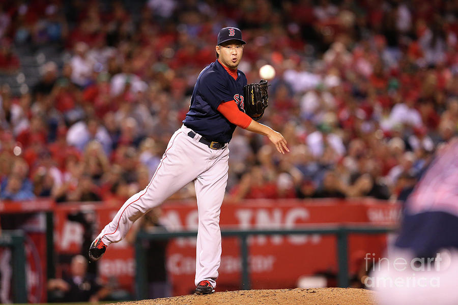 Boston Red Sox V Los Angeles Angels Of Photograph by Stephen Dunn Boston Red Sox V Los Angeles Angels Of Photograph by Stephen Dunn