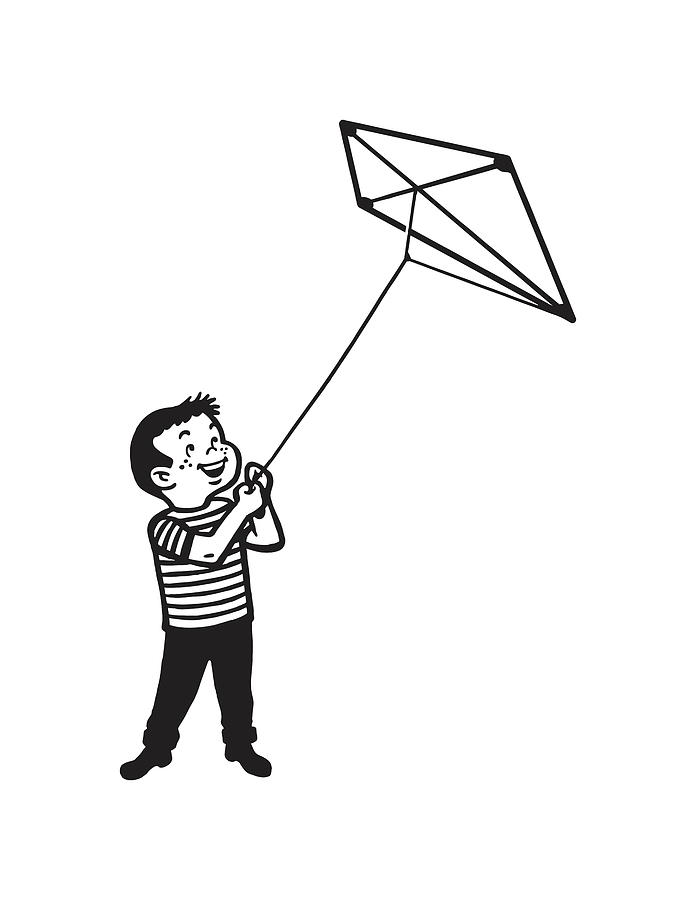 Child Flying A Kite, Flying Kite, Flying, Child PNG Image And Clipart Image  For Free Download - Lovepik | 401382758