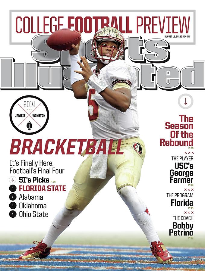 Bracketball 2014 College Football Preview Issue Sports Illustrated Cover Photograph by Sports Illustrated