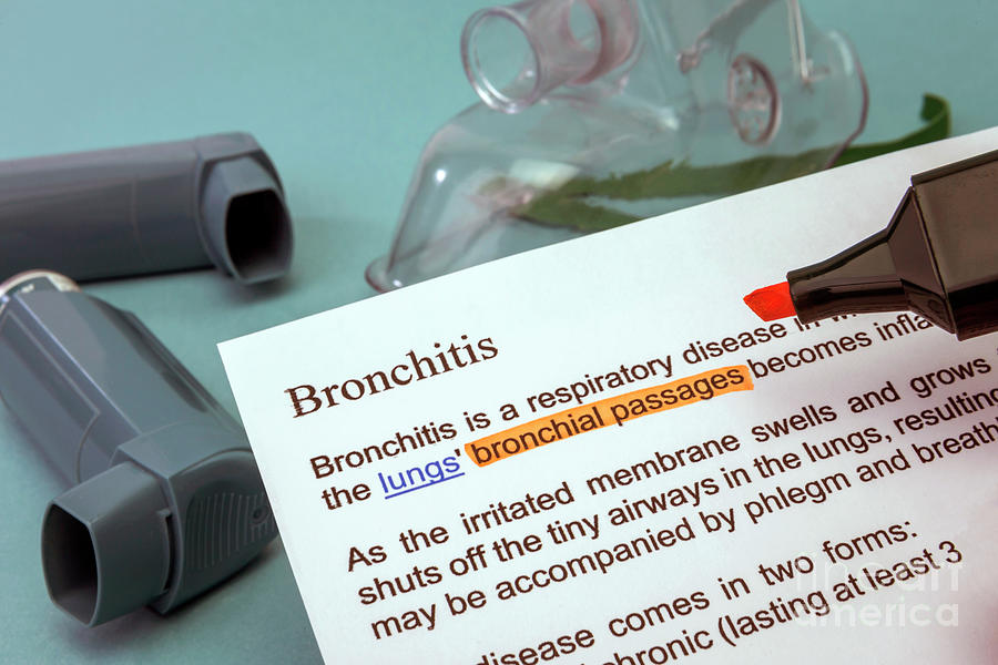 Bronchitis #3 Photograph by Digicomphoto/science Photo Library