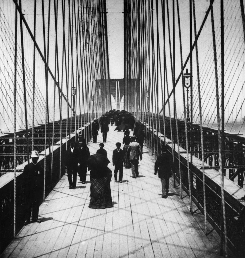 Brooklyn Bridge #3 Photograph by Hulton Archive