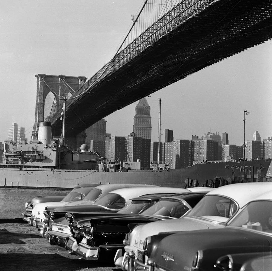 Brooklyn Bridge #3 Photograph by Three Lions
