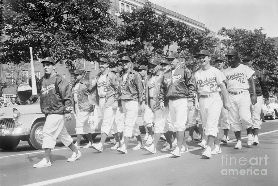 Brooklyn Dodgers 3 Photograph by Kidwiler Collection Brooklyn Dodgers 3 Photograph by Kidwiler Collection