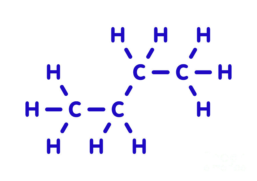 Butane Hydrocarbon Molecule #3 Photograph by Molekuul/science Photo Library
