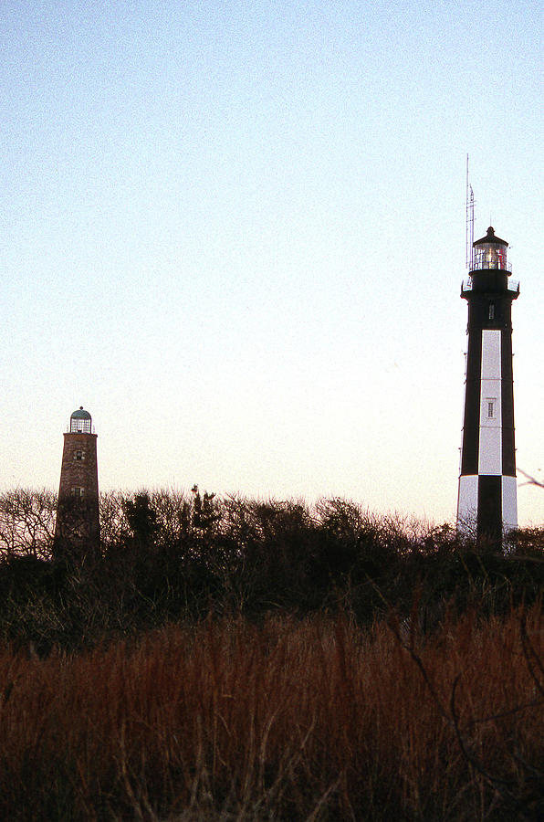 Lighthouse Photograph - Cape Henry Lighthouses Va #3 by Skip Willits