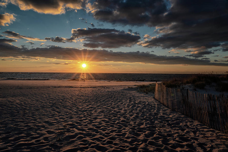 Cape May Point Sunset #3 Photograph by Tom Singleton