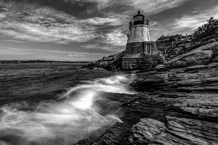 Castle Hill Lighthouse Newport Rhode Island #3 Photograph by Alex Grichenko