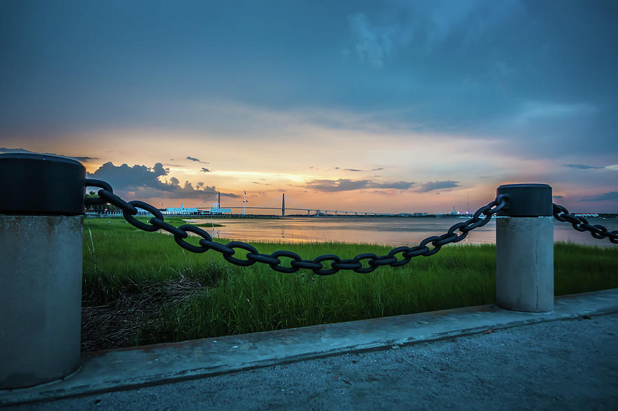 Charleston South Carolina Harbor In The Evening #3 Photograph by Alex Grichenko