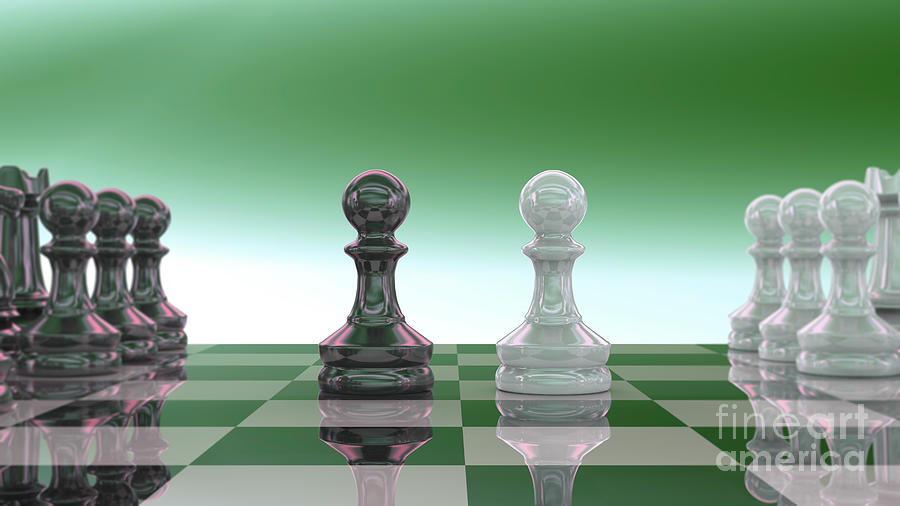 Chess Pawns by Kateryna Kon/science Photo Library