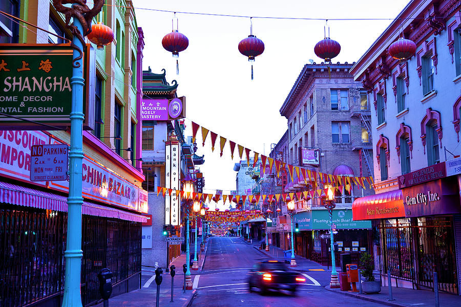 China Town In San Francisco #3 Digital Art by Claudia Uripos