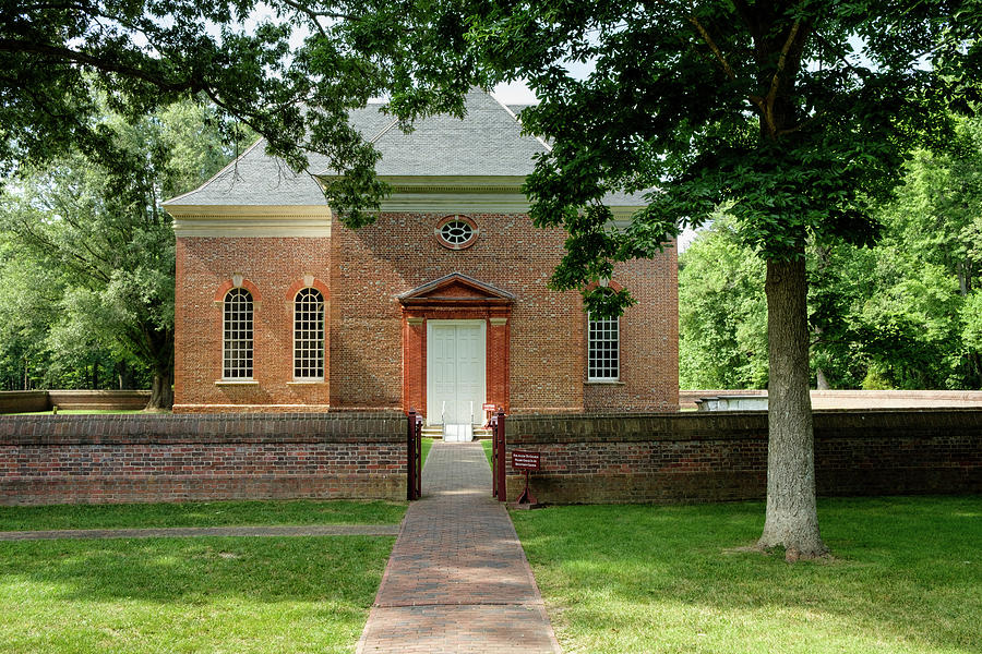 Christ Episcopal Church Lancaster County, Weems, Virginia Photograph by