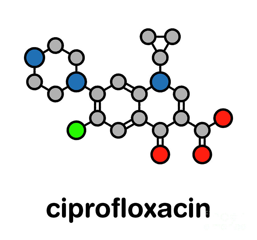 Ciprofloxacin Antibiotic Drug #3 Photograph by Molekuul/science Photo Library