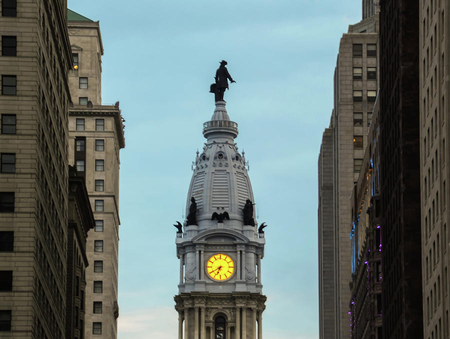 Philadelphia Photograph - City Hall Tower - Philadelphia #3 by Bill Cannon