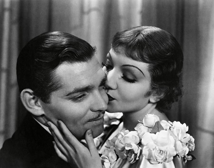 CLARK GABLE and CLAUDETTE COLBERT in IT HAPPENED ONE NIGHT -1934-. #3 Photograph by Album