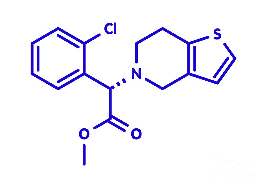 Clopidogrel Antiplatelet Agent Photograph by Molekuul/science Photo ...