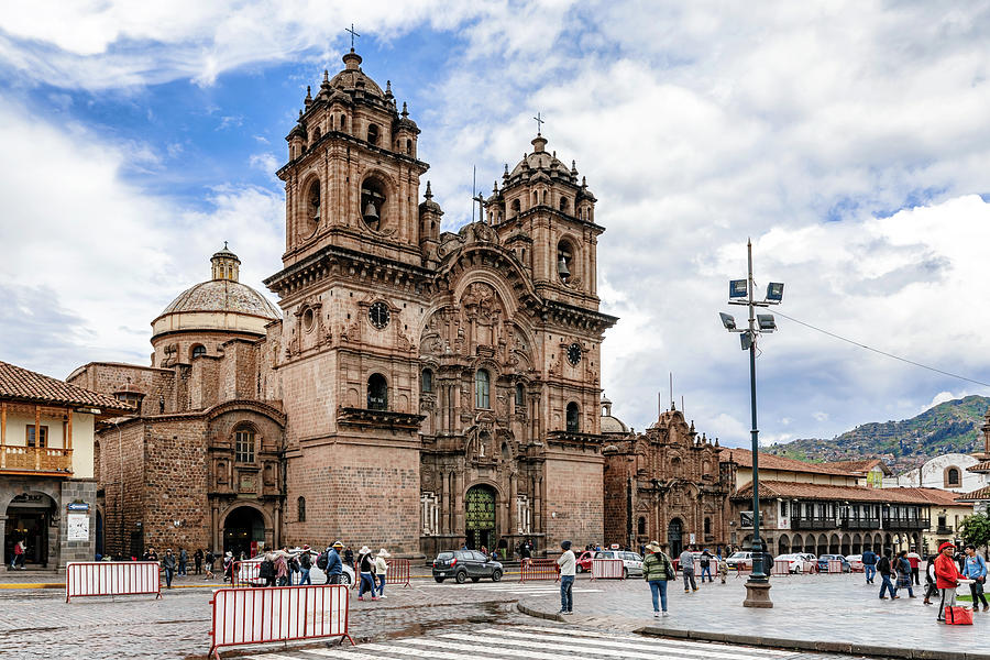 Clouds over Plaza de Armas in Cusco city, Peru Photograph by Marek ...