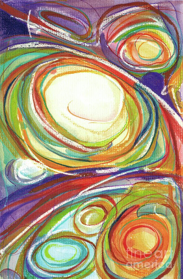 Abstract Painting - Colorful Abstract #1 by Christine Gilvey
