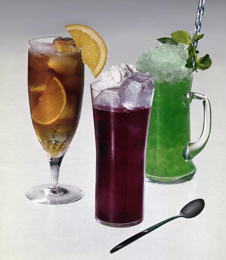 3 Colorful Drinks Photograph by Tom Kelley Archive