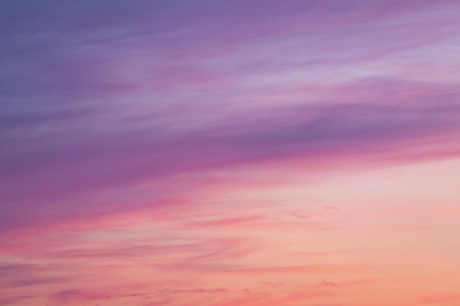 Colorful sunset clouds at dusk sky scape Photograph by Juhani Viitanen ...