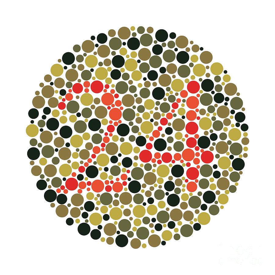 Colour Blindness Test Chart Photograph By Chongqing Tumi Technology Ltd 