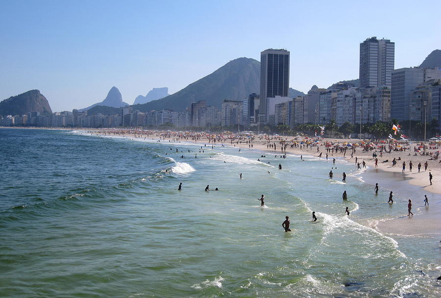 Copacabana Beach, Rio De Janeiro #3 Photograph by Philippe Cohat