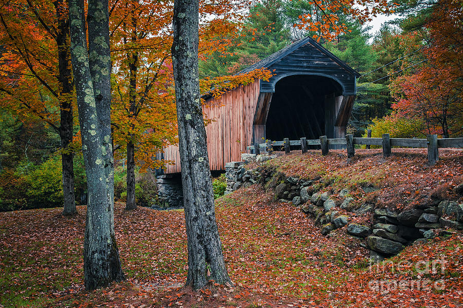 Corbin Covered Bridge Newport New Hampshire #3 Photograph by Edward Fielding