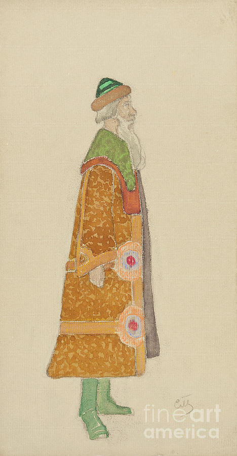 Costume Design For The Opera Snow #3 Drawing by Heritage Images