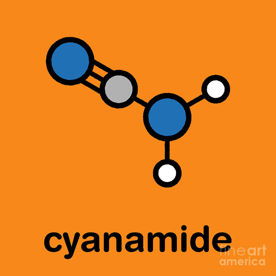 Cyanamide Molecule #3 Photograph by Molekuul/science Photo Library