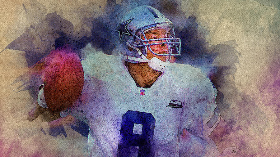 Dallas Cowboys.troy Kenneth Aikman Digital Art By Nadezhda Zhuravleva