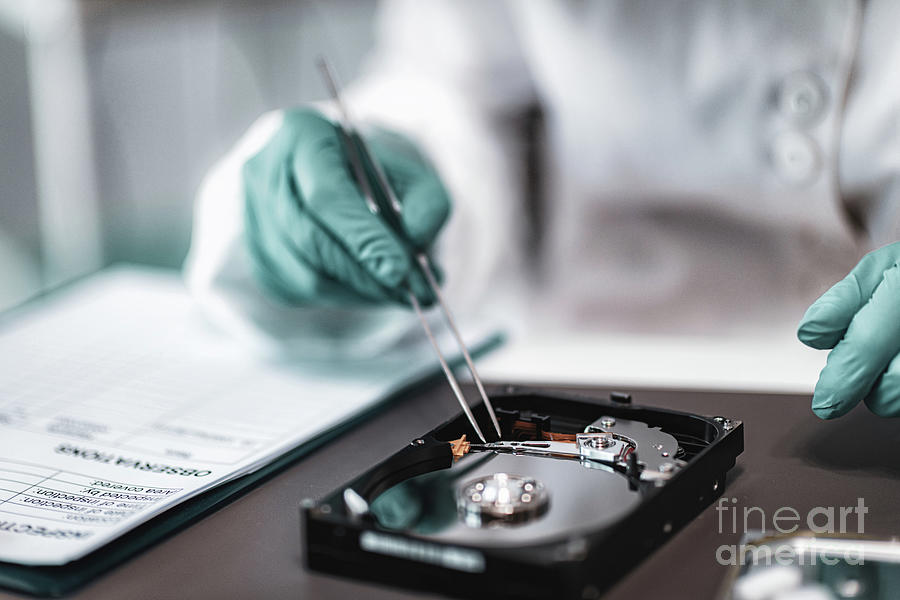Data Forensic Science #3 Photograph by Microgen Images/science Photo Library