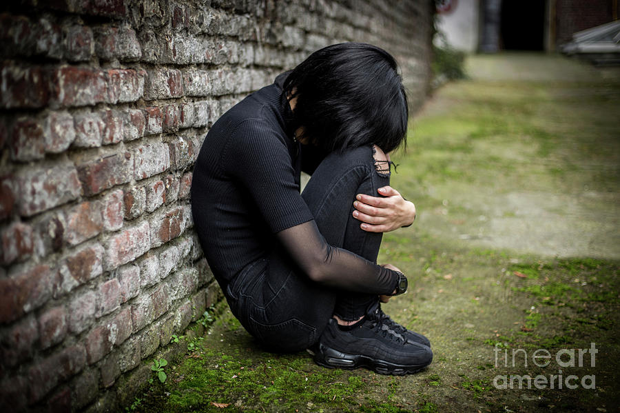 Depression #3 Photograph by Heline Vanbeselaere/reporters/science Photo Library