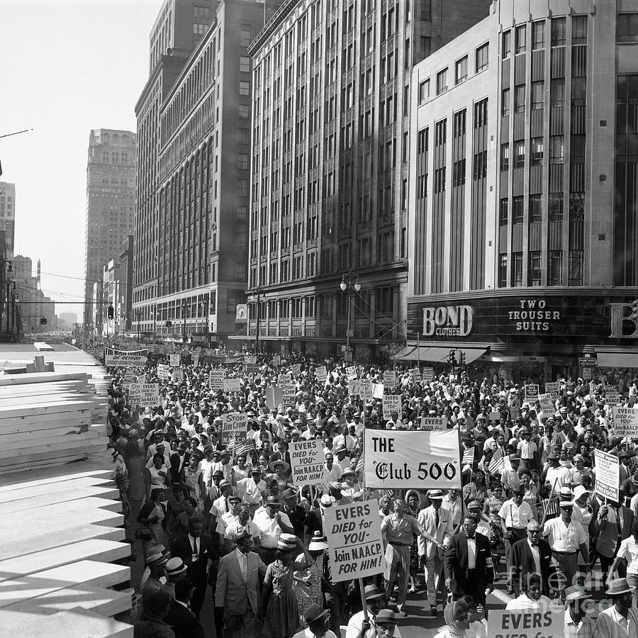 Detroit Walk To Freedom #3 Photograph by Bettmann