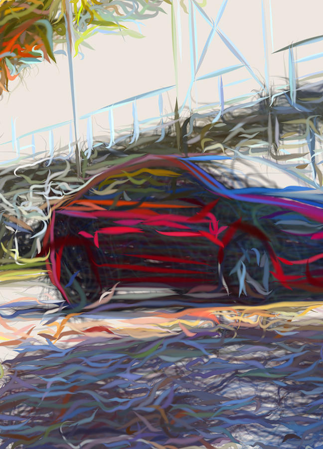 Dodge Dart Scat Drawing Digital Art by CarsToon Concept - Fine Art America