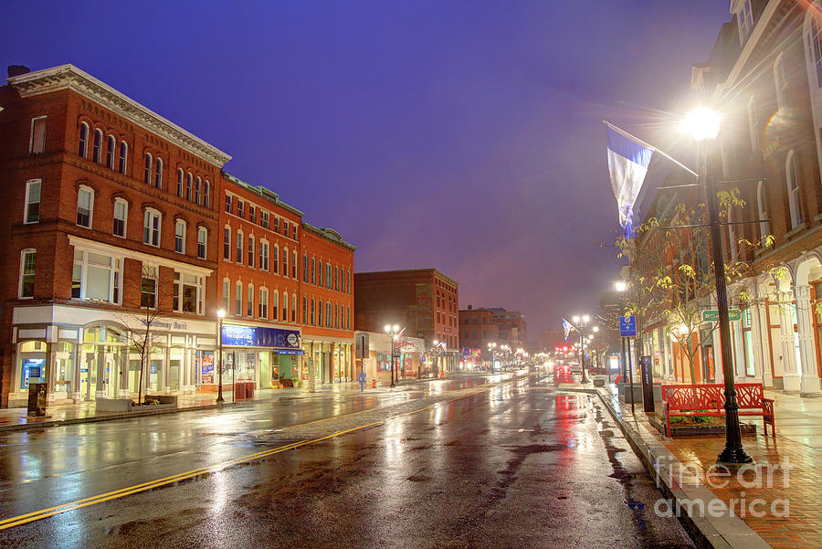 Downtown Concord, New Hampshire Photograph by Denis Tangney Jr Fine