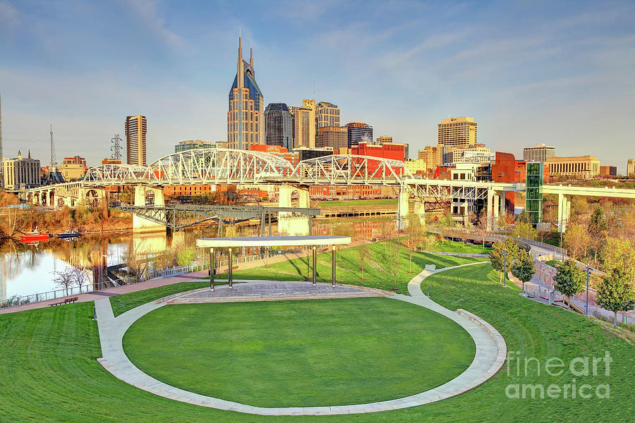 Downtown Nashville Tennessee Skyline Photograph By Denis Tangney Jr