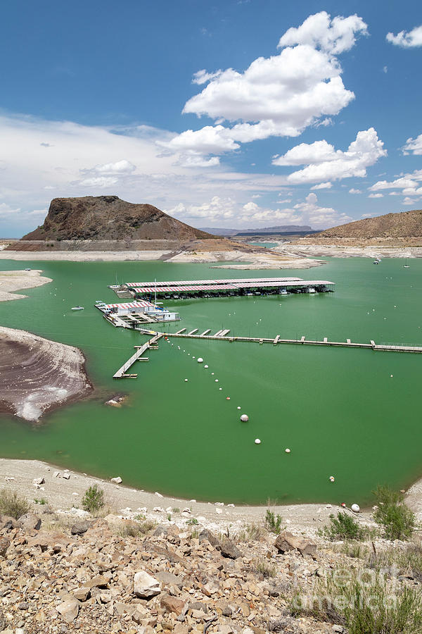Drought Affecting Elephant Butte Reservoir Photograph by Jim West