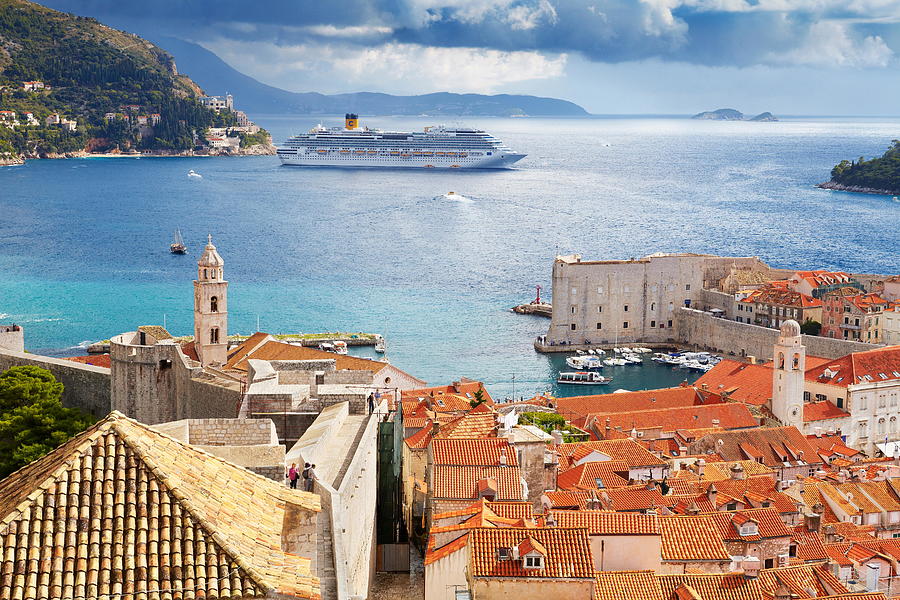 Sea Photograph - Dubrovnik, Croatia #3 by Jan Wlodarczyk