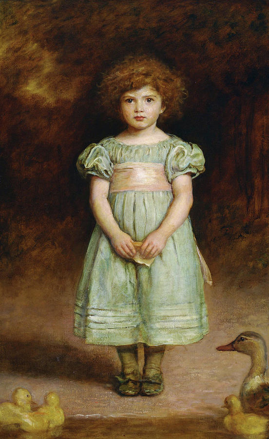 John Everett Millais Painting - Ducklings #3 by John Everett Millais