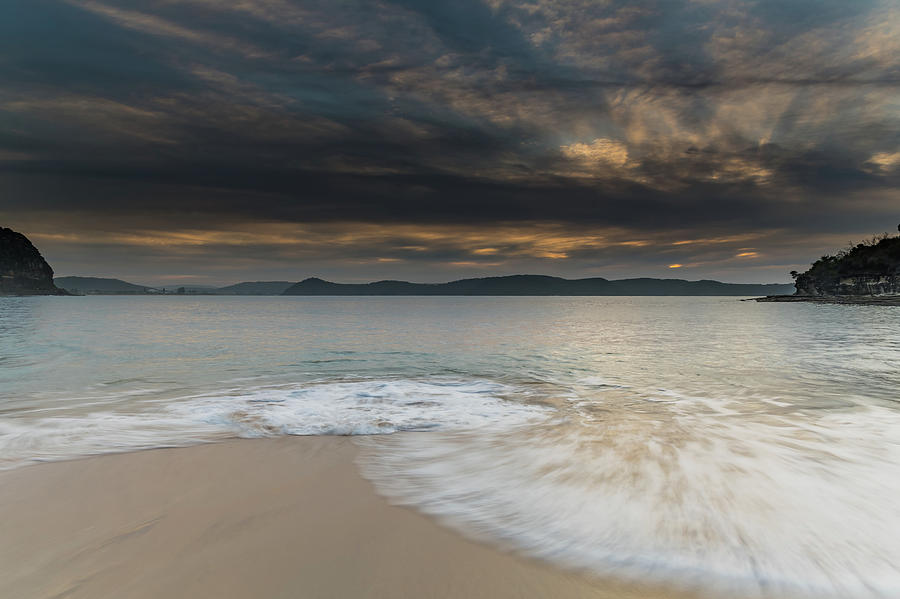 Early Morning Beach Seascape by Merrillie Redden Early Morning Beach Seascape by Merrillie Redden